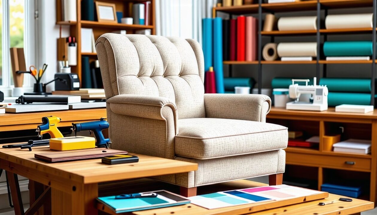 découvrez notre guide pratique complet pour retapisser un fauteuil par vous-même. apprenez les techniques essentielles, les outils nécessaires et des astuces pour donner une nouvelle vie à votre mobilier tout en personnalisant votre intérieur.